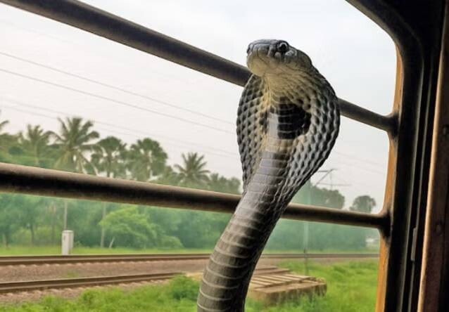 King Cobras Spread in India via Railway