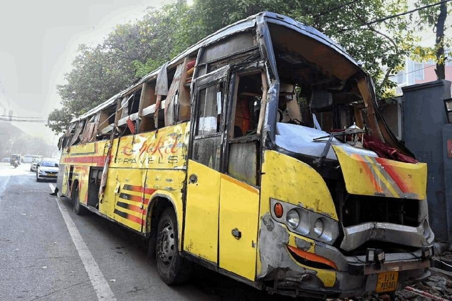 Delhi Bus Accident: Two Dead, 23 Injured