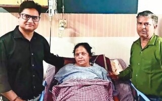 Pothole Saves Woman's Life in India