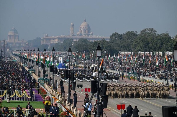 India Holds Military Parade in Delhi for Independence Day
