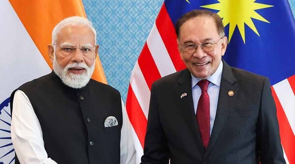 Meeting of Indian and Malaysian PMs